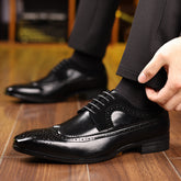 Men's Casual All-matching Vintage Oxford Leather Shoes